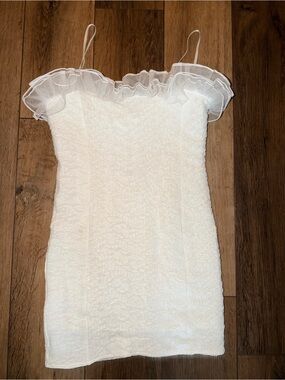Selfie Leslie | Dresses | White Graduate Dress | Poshmark